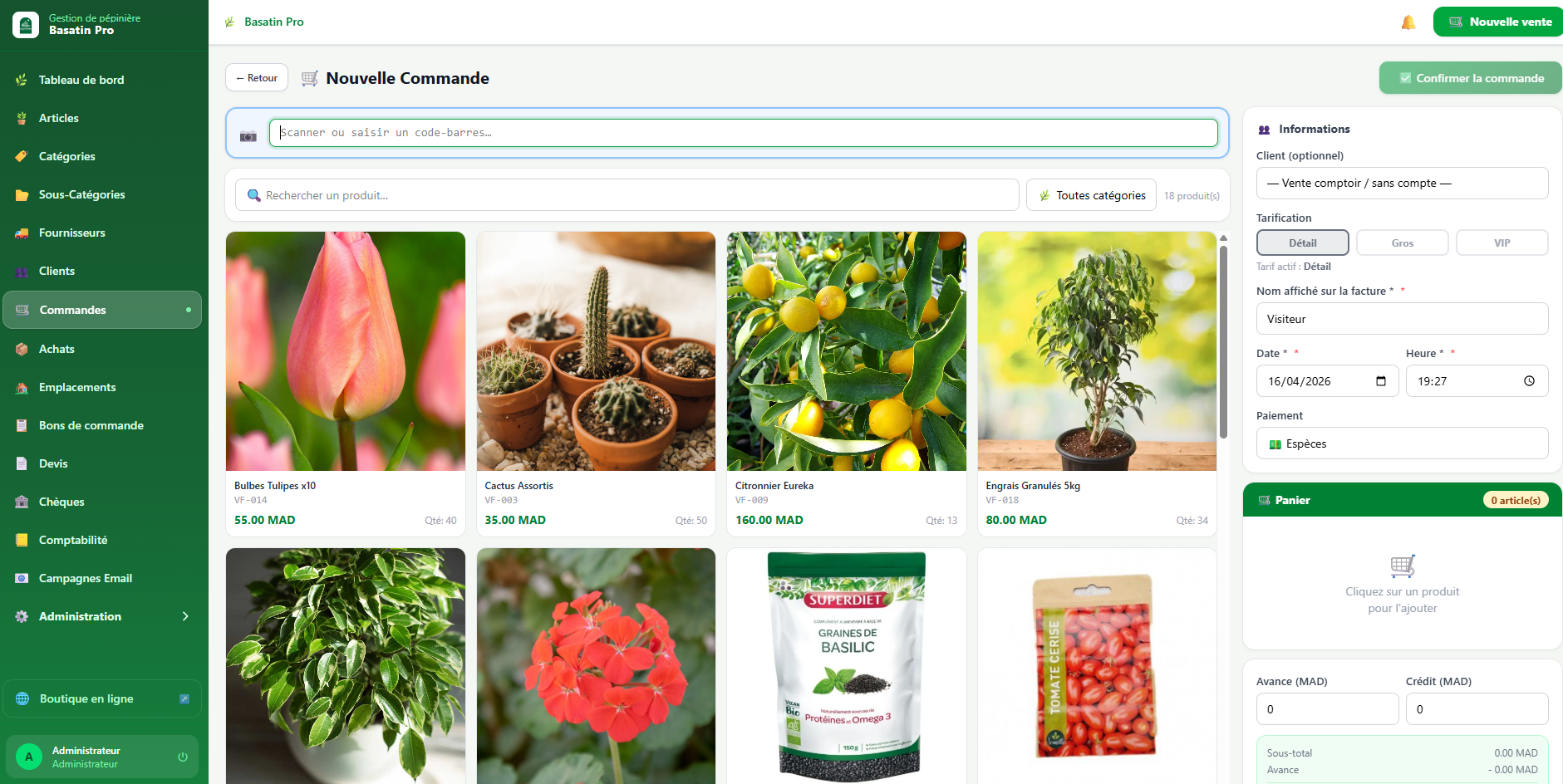 Page de vente Basatin Pro